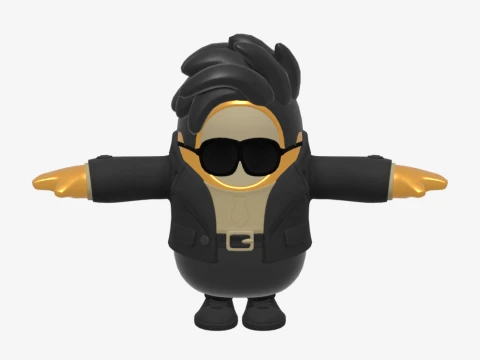 Midsummer Midas Fall Guy - Fortnite 3D Model