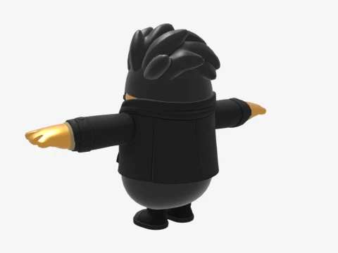 Midsummer Midas Fall Guy - Fortnite 3D Model