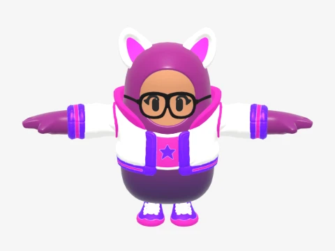 Trailblazer Lynx Fall Guy - Fortnite 3D Model