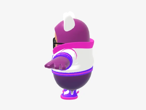 Trailblazer Lynx Fall Guy - Fortnite 3D Model