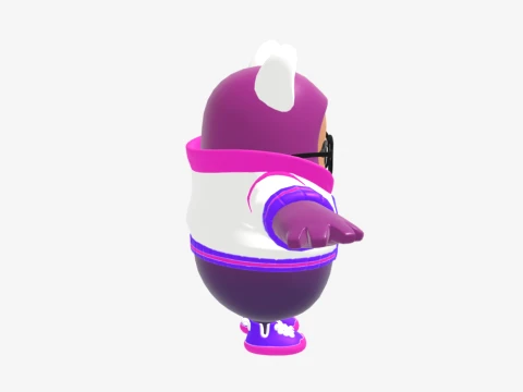 Trailblazer Lynx Fall Guy - Fortnite 3D Model