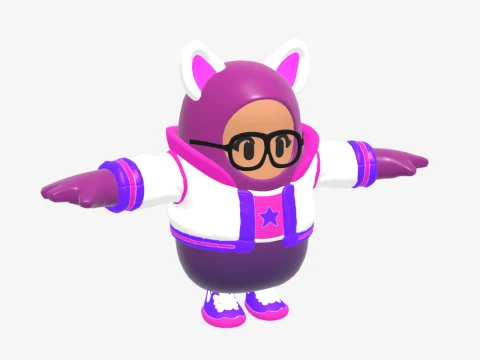 Trailblazer Lynx Fall Guy - Fortnite 3D Model