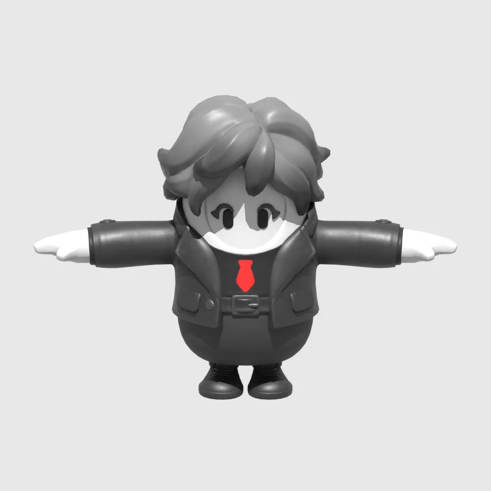 Vivica Saint Fall Guy - Fortnite 3D Model .c4d .max .obj .3ds .fbx .stl .blend 
