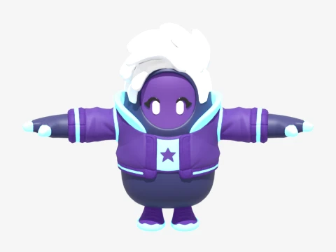 Galaxy Scout Fall Guy - Fortnite 3D Model