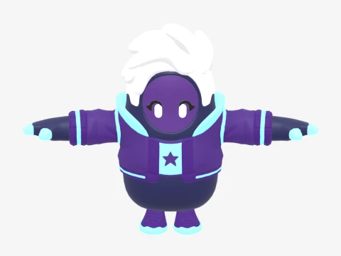 Galaxy Scout Fall Guy - Fortnite 3D Model