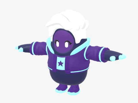 Galaxy Scout Fall Guy - Fortnite 3D Model