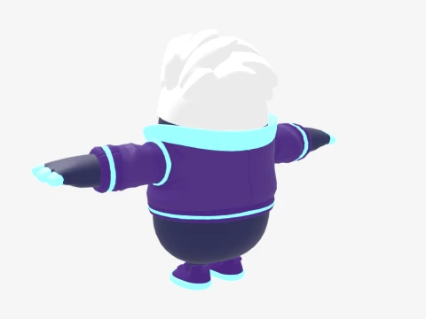 Galaxy Scout Fall Guy - Fortnite 3D Model