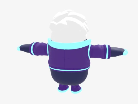 Galaxy Scout Fall Guy - Fortnite 3D Model