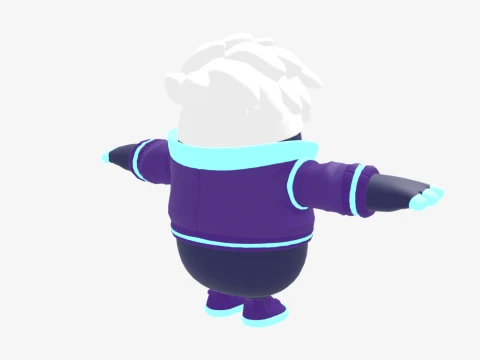 Galaxy Scout Fall Guy - Fortnite 3D Model