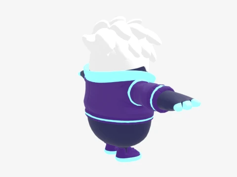Galaxy Scout Fall Guy - Fortnite 3D Model