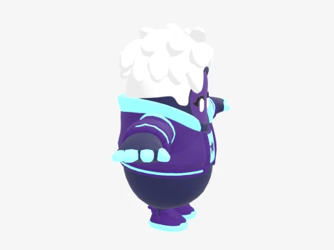 Galaxy Scout Fall Guy - Fortnite 3D Model