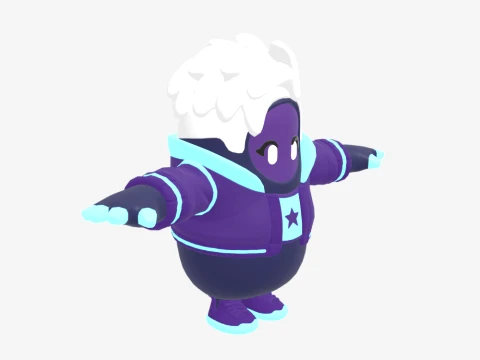 Galaxy Scout Fall Guy - Fortnite 3D Model