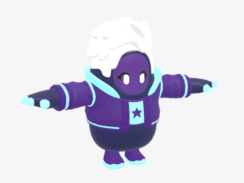 Galaxy Scout Fall Guy - Fortnite 3D Model