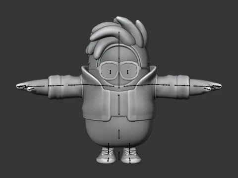 Galaxy Scout Fall Guy - Fortnite 3D Model