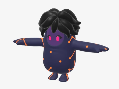 Galaxy Grappler Fall Guy - Fortnite 3D Model