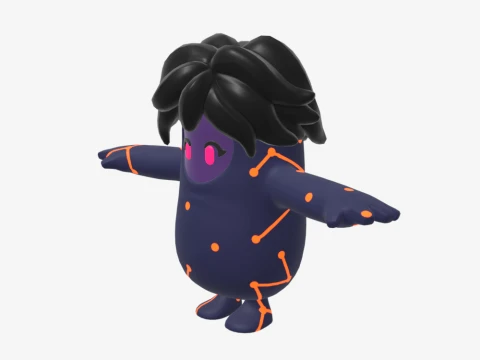 Galaxy Grappler Fall Guy - Fortnite 3D Model