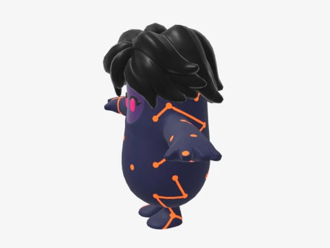 Galaxy Grappler Fall Guy - Fortnite 3D Model