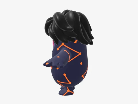 Galaxy Grappler Fall Guy - Fortnite 3D Model
