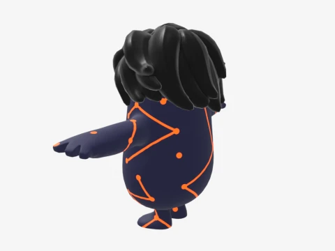 Galaxy Grappler Fall Guy - Fortnite 3D Model