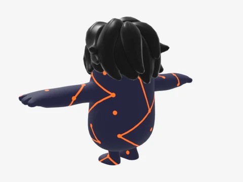 Galaxy Grappler Fall Guy - Fortnite 3D Model