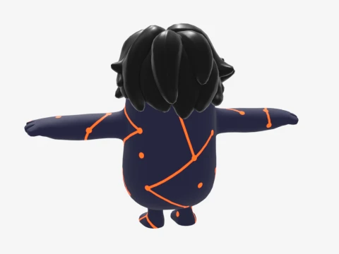 Galaxy Grappler Fall Guy - Fortnite 3D Model