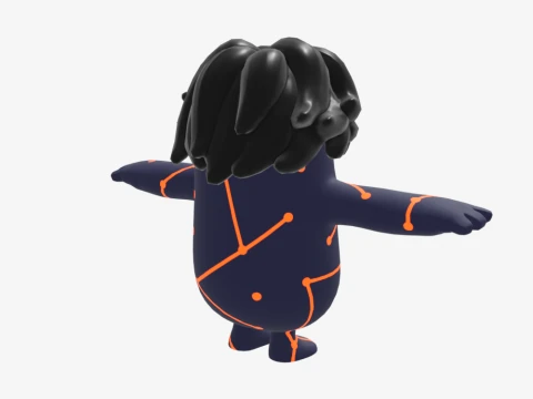 Galaxy Grappler Fall Guy - Fortnite 3D Model