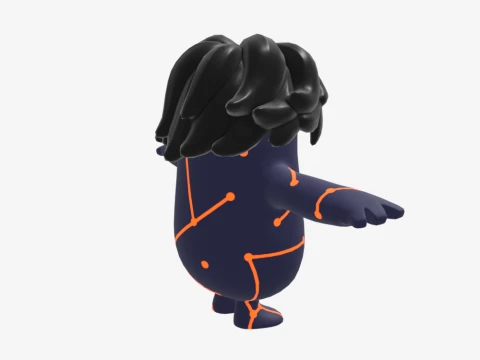 Galaxy Grappler Fall Guy - Fortnite 3D Model