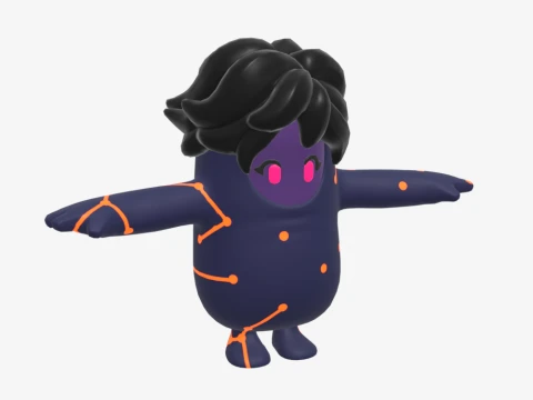 Galaxy Grappler Fall Guy - Fortnite 3D Model