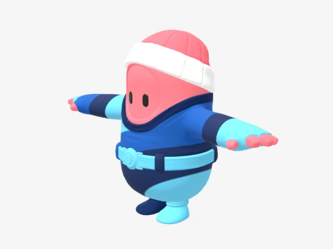 Pi Fall Guy - Fortnite 3D Model