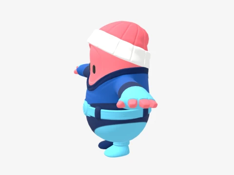 Pi Fall Guy - Fortnite 3D Model