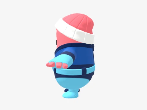 Pi Fall Guy - Fortnite 3D Model