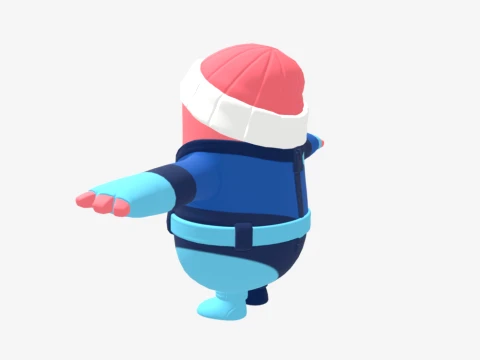 Pi Fall Guy - Fortnite 3D Model