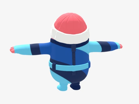 Pi Fall Guy - Fortnite 3D Model