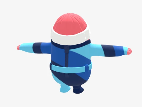 Pi Fall Guy - Fortnite 3D Model