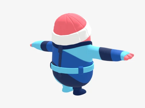 Pi Fall Guy - Fortnite 3D Model