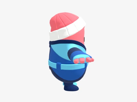 Pi Fall Guy - Fortnite 3D Model