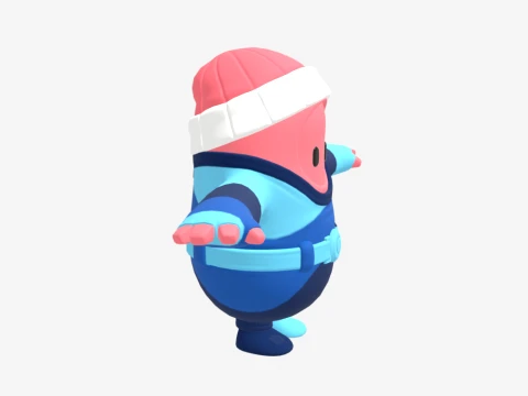 Pi Fall Guy - Fortnite 3D Model