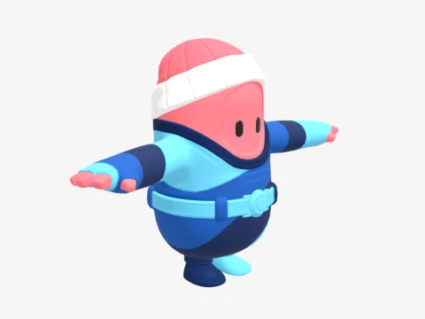 Pi Fall Guy - Fortnite 3D Model