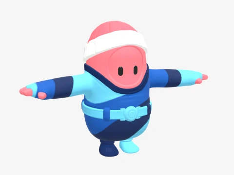 Pi Fall Guy - Fortnite 3D Model