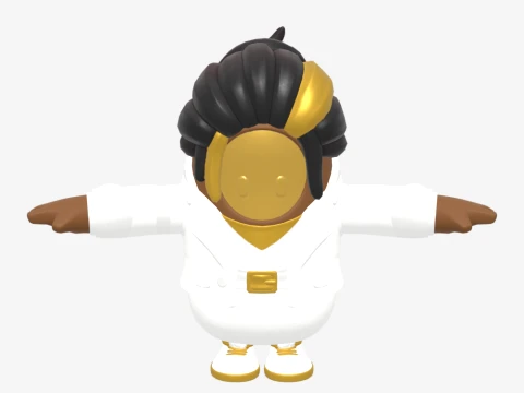 Nisha Fall Guy - Fortnite 3D Model