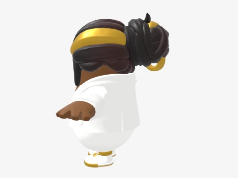 Nisha Fall Guy - Fortnite 3D Model