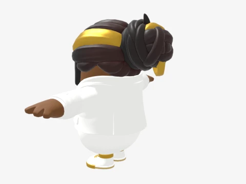 Nisha Fall Guy - Fortnite 3D Model