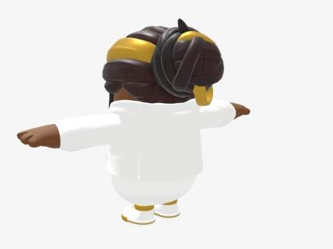 Nisha Fall Guy - Fortnite 3D Model