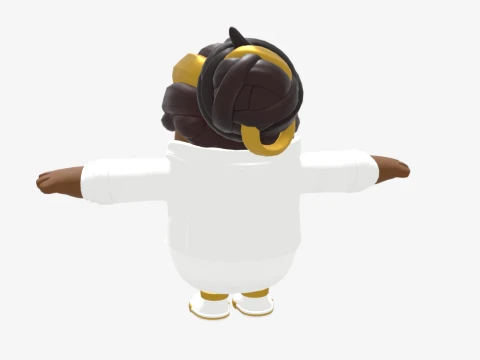 Nisha Fall Guy - Fortnite 3D Model