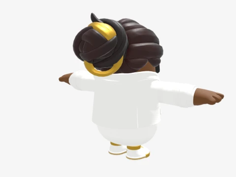 Nisha Fall Guy - Fortnite 3D Model