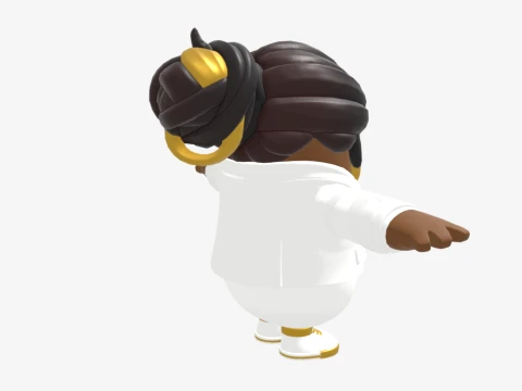 Nisha Fall Guy - Fortnite 3D Model