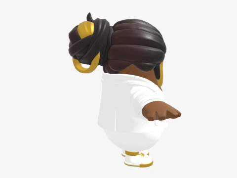 Nisha Fall Guy - Fortnite 3D Model