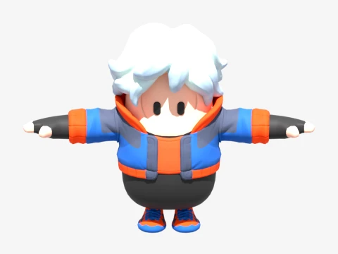 Hael Fall Guy - Fortnite 3D Model