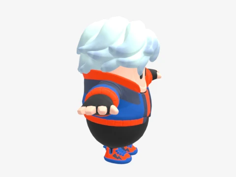 Hael Fall Guy - Fortnite 3D Model