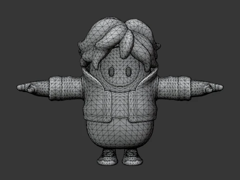 Hael Fall Guy - Fortnite 3D Model